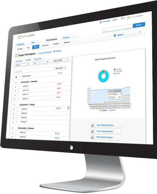 Online Project Management Software | Glasscubes